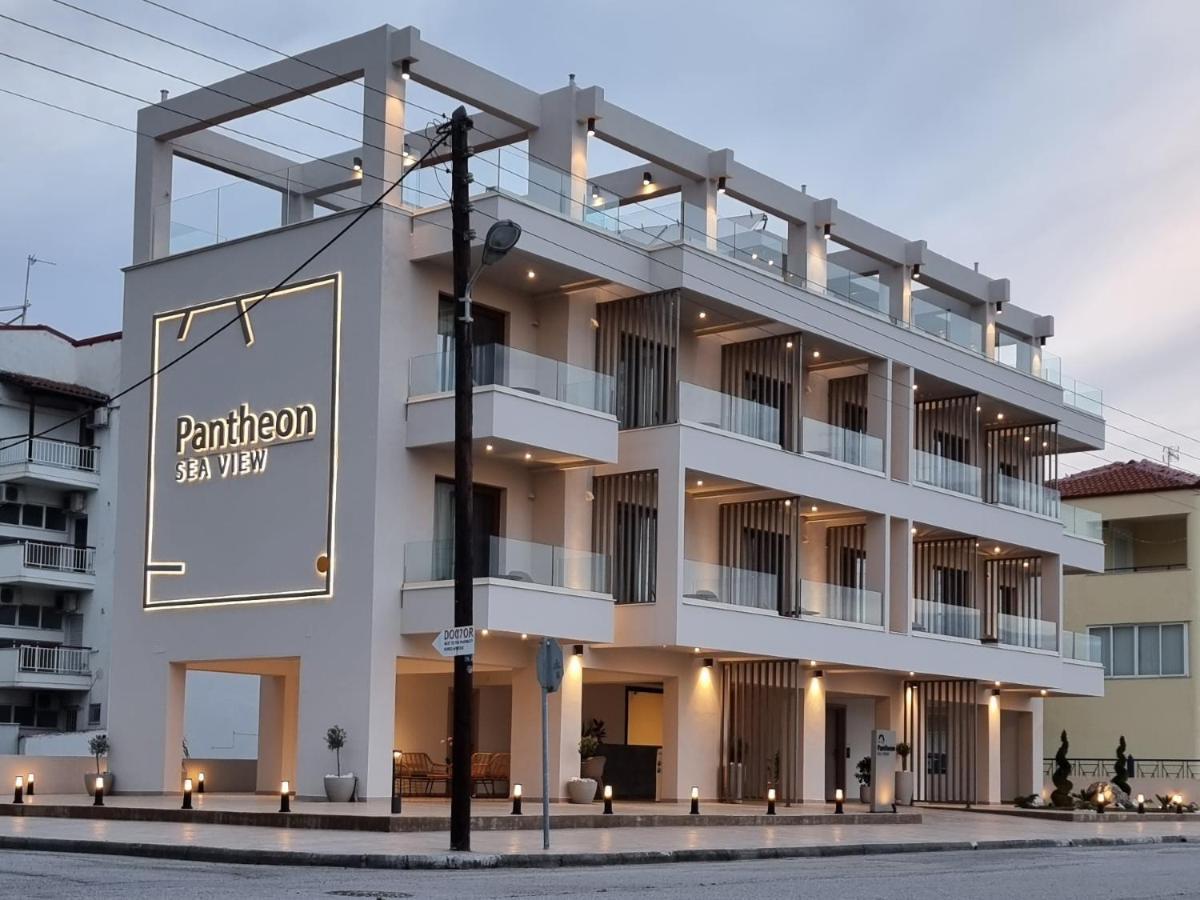 Aparthotel Pantheon Sea View Neoi Poroi Esterno foto