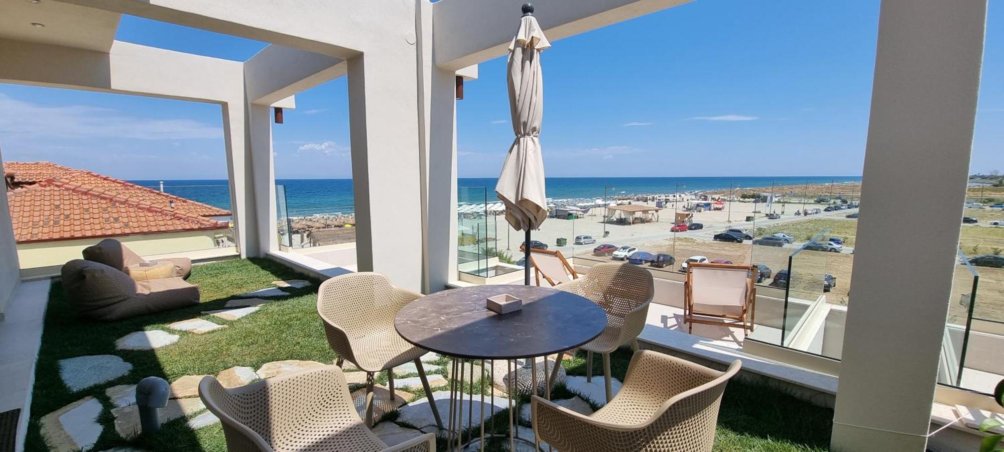 Aparthotel Pantheon Sea View Neoi Poroi Camera foto