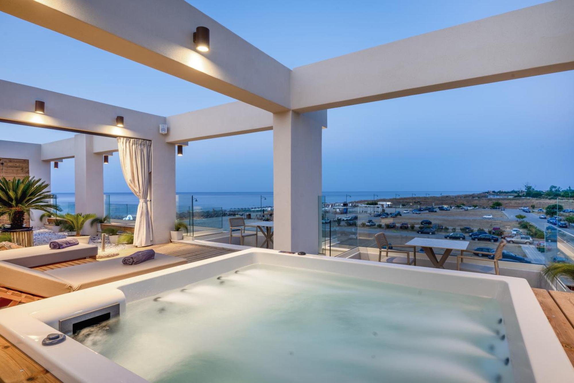 Aparthotel Pantheon Sea View Neoi Poroi Esterno foto